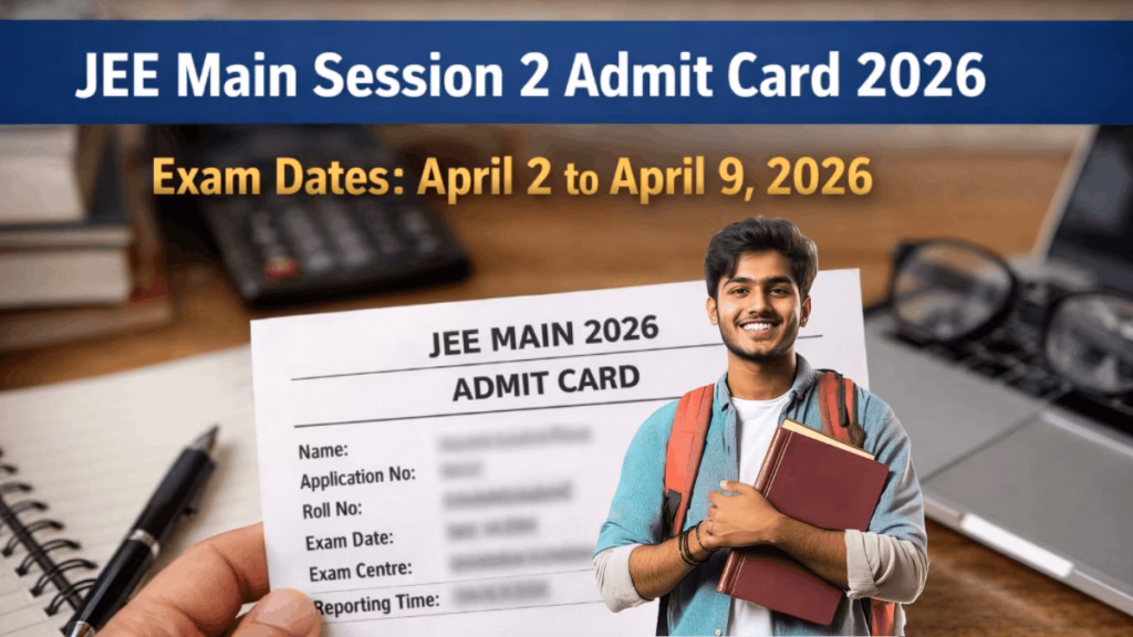 JEE Main Session 2 Admit Card 2026, Application Window Re-Opened 1 JEE Main Session 2 Admit Card 2026