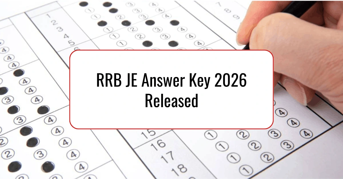 RRB JE Answer Key 2026
